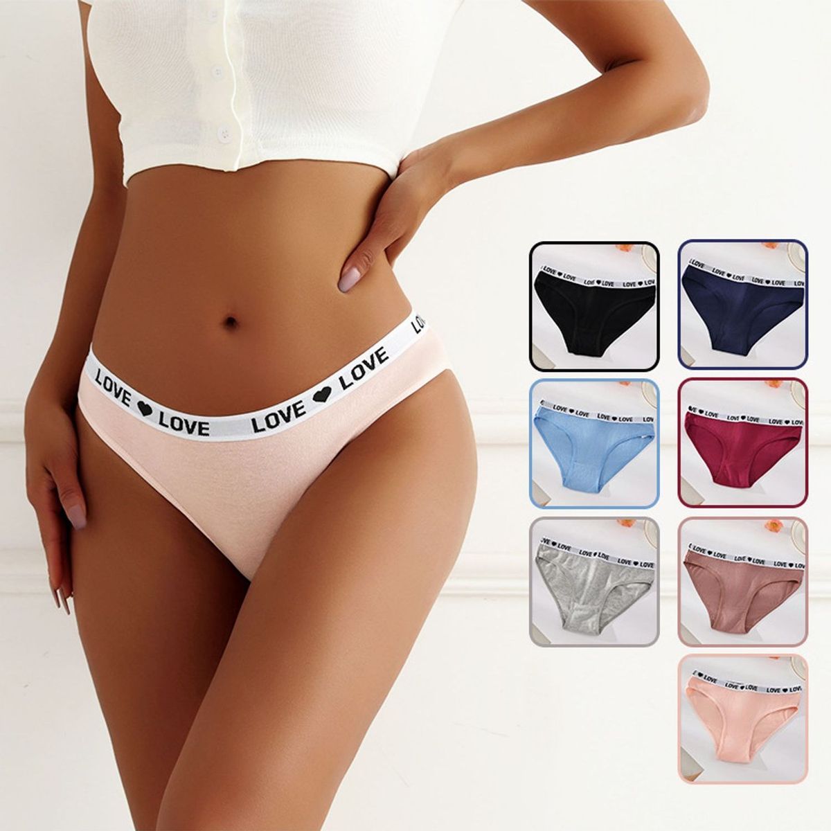 TIOZONEY - Pack de 7 Calzones Mujer