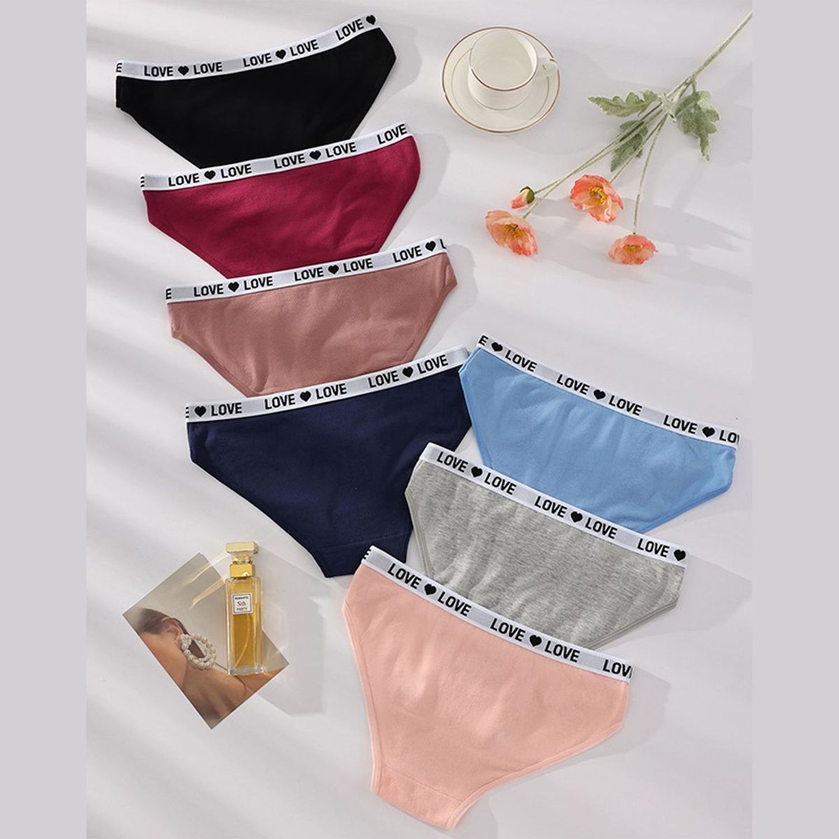 TIOZONEY - Pack de 7 Calzones Mujer