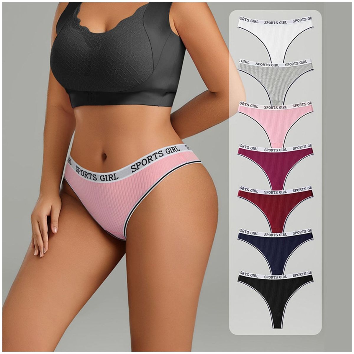 TIOZONEY - Pack de 7 Calzones Mujer