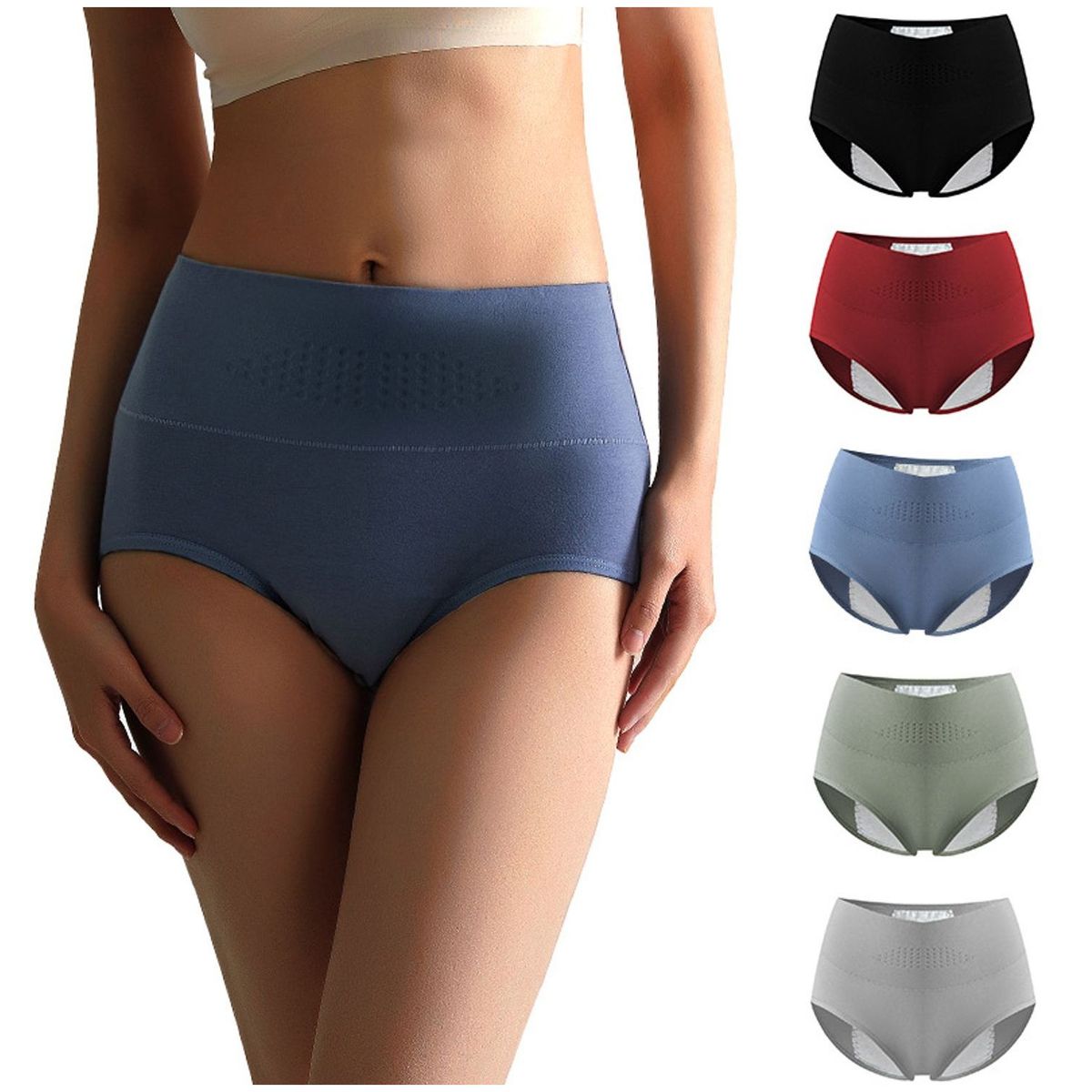 TIOZONEY - Pack de 5 Calzones Mujer