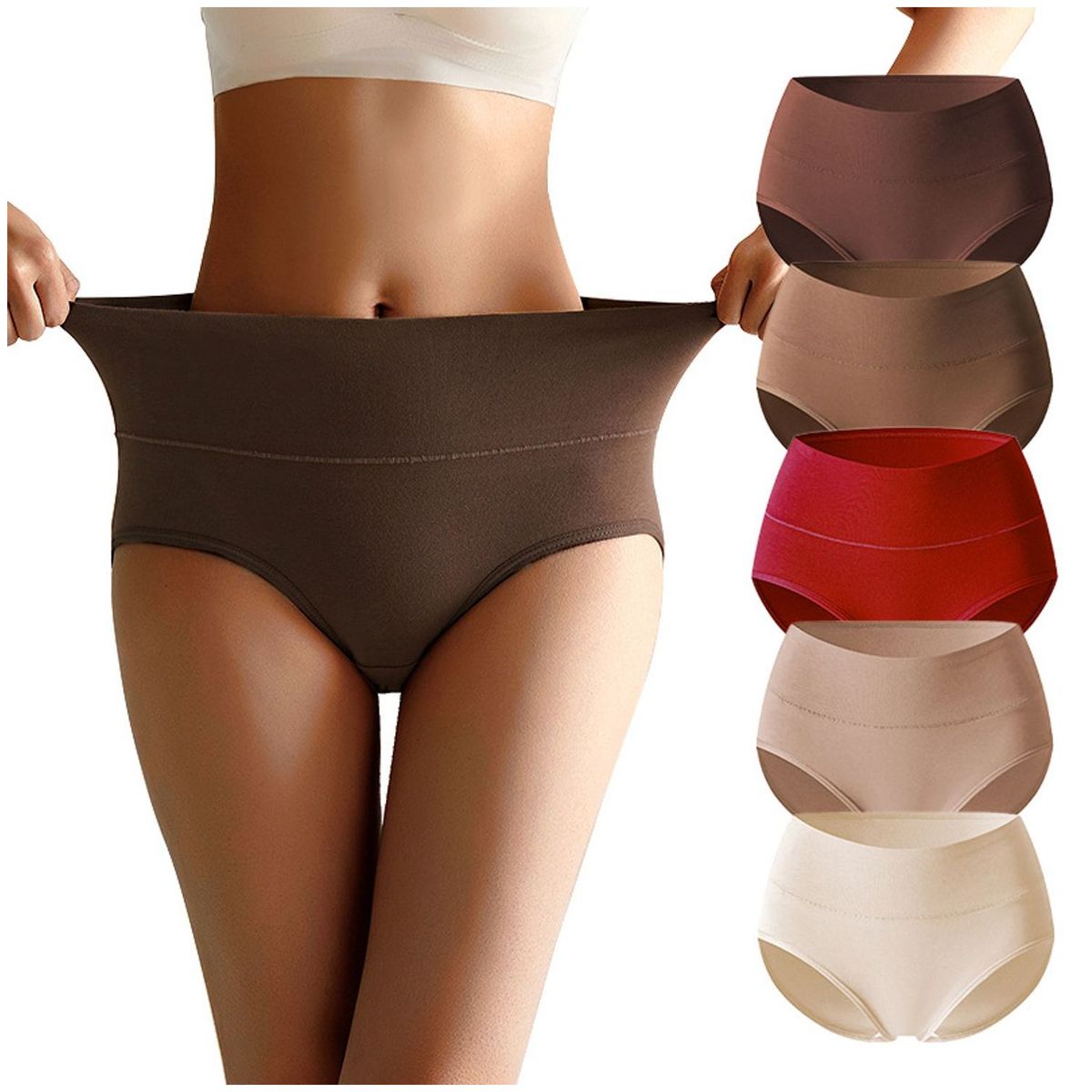 TIOZONEY - Pack de 7 Calzones Mujer