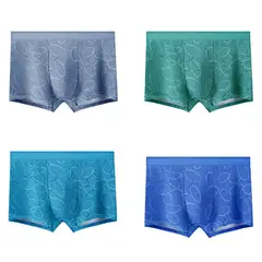 TIOZONEY - Pack De 4 Boxers Algodón Hombre
