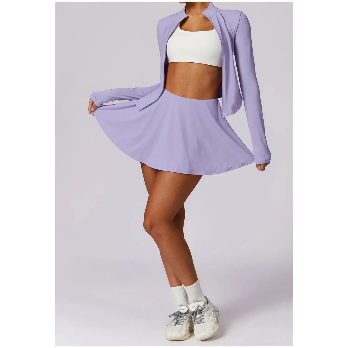 TIOZONEY - Faldas atléticas para tenis y golf - Morado