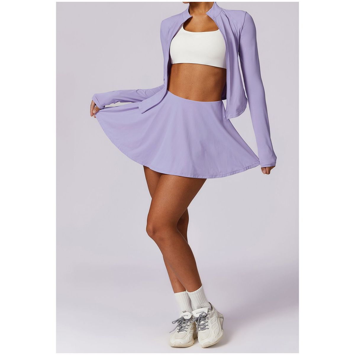 TIOZONEY - Faldas atléticas para tenis y golf - Morado