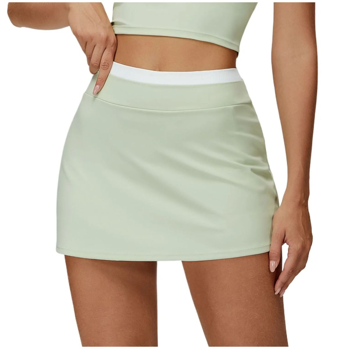 TIOZONEY - Faldas atléticas para tenis y golf - Verde