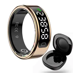 DANWEILE - Un anillo inteligente con pantalla, resistencia al agua y monitorización de la frecuencia cardíaca.