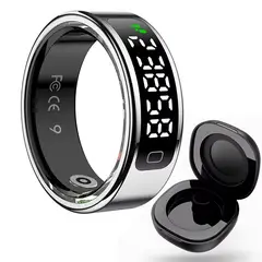 DANWEILE - Un anillo inteligente con pantalla, resistencia al agua y monitorización de la frecuencia cardíaca.