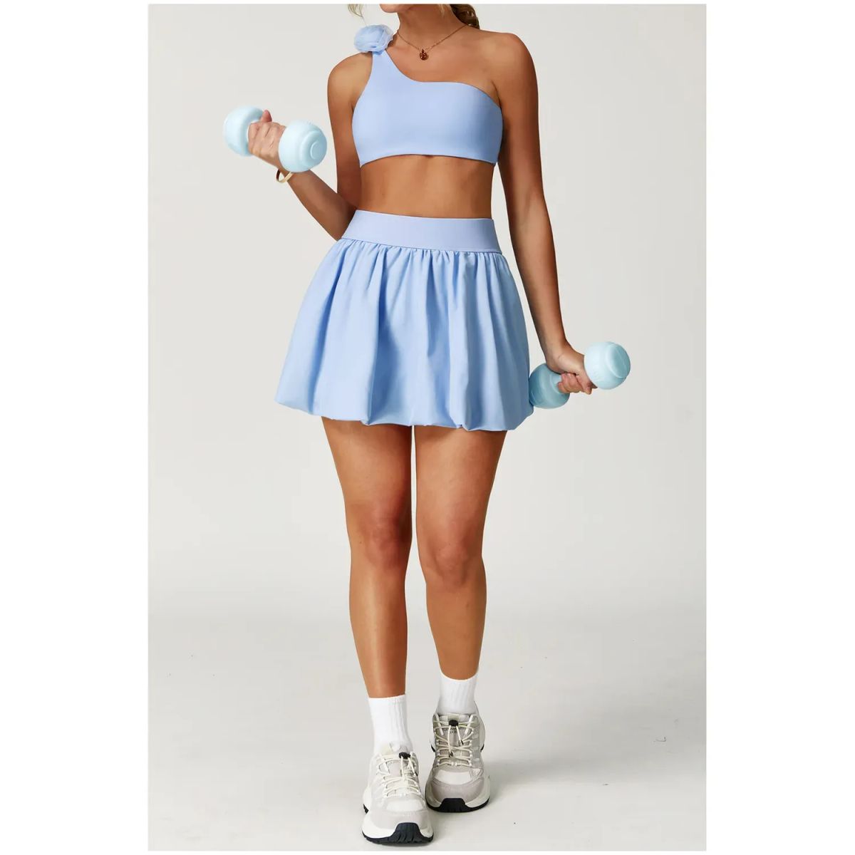 TIOZONEY - Faldas atléticas para tenis y golf - Azul