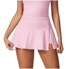 TIOZONEY - Faldas atléticas para tenis y golf - Rosado
