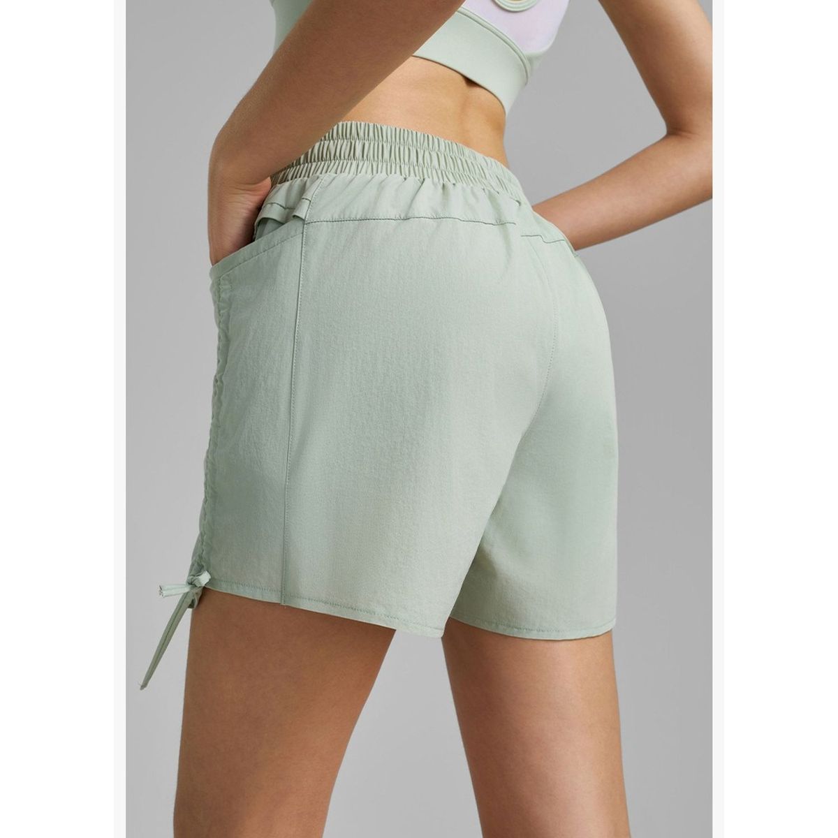 TIOZONEY - Pantalones cortos para mujer - Verde