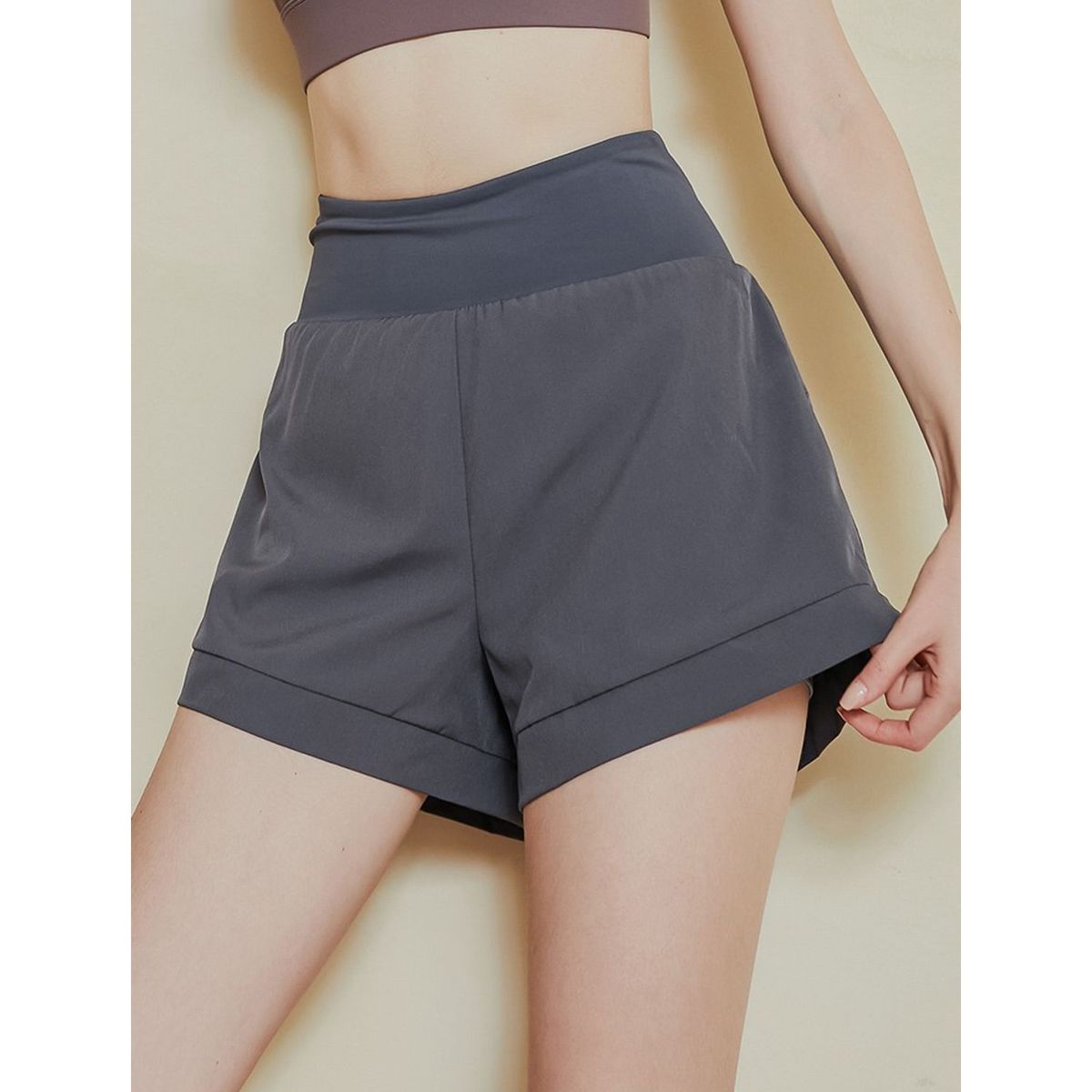 TIOZONEY - Pantalones cortos para mujer - Azul
