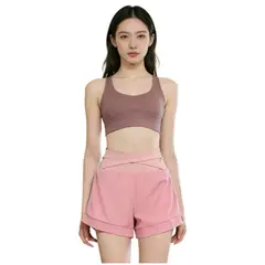 TIOZONEY - Pantalones cortos para mujer - Rosado