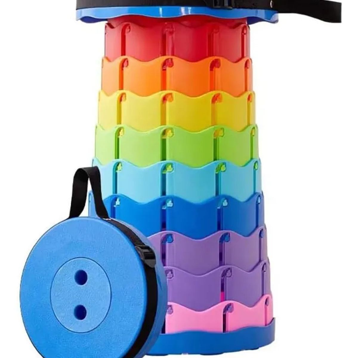 GENERICO - Taburete Plegable Portátil Retráctil Para Al Aire Libre
