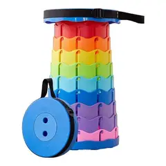 GENERICO - Taburete Plegable Portátil Retráctil Para Al Aire Libre