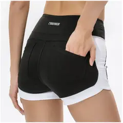 TIOZONEY - Pantalones cortos para mujer - Gris