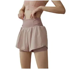 TIOZONEY - Pantalones cortos para mujer - Rosado