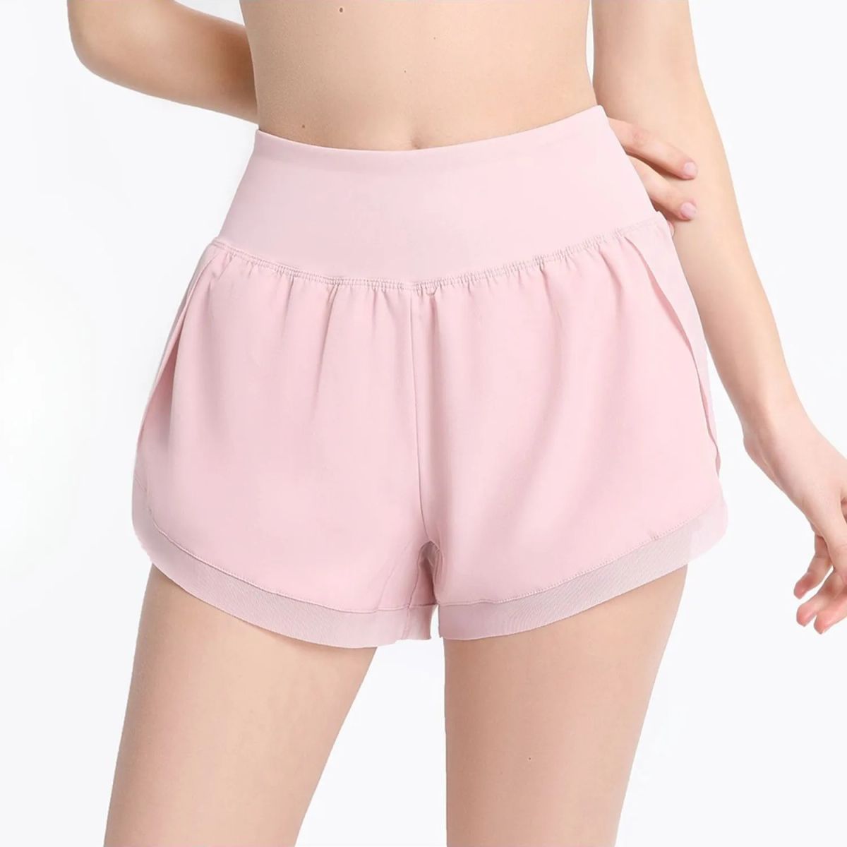 TIOZONEY - Pantalones cortos para mujer - Rosado