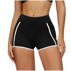TIOZONEY - Pantalones cortos para mujer - Negro