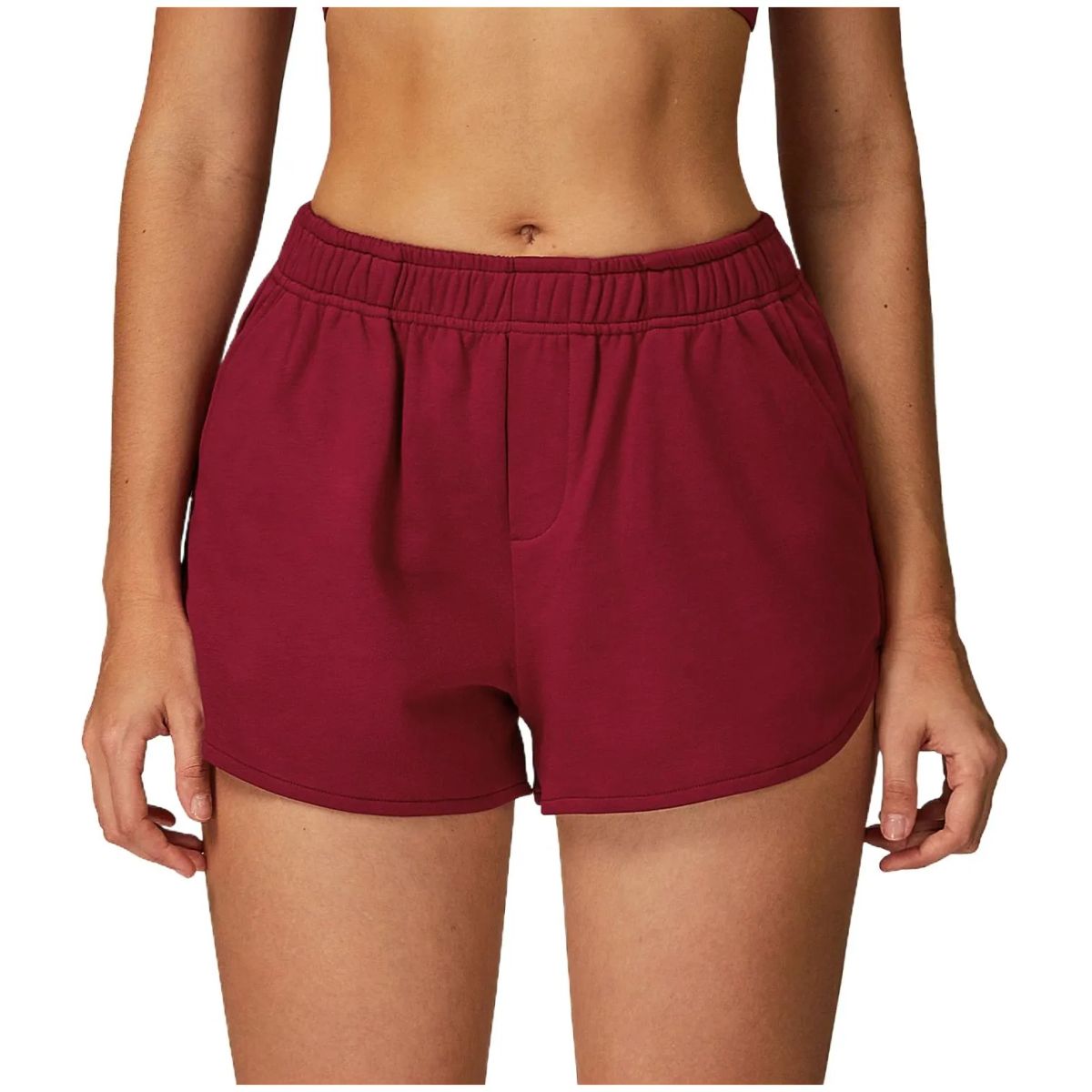 TIOZONEY - Pantalones cortos para mujer - Rojo