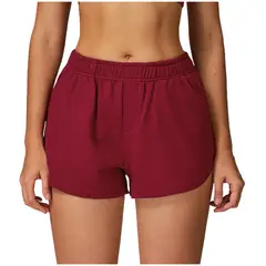 TIOZONEY - Pantalones cortos para mujer - Rojo