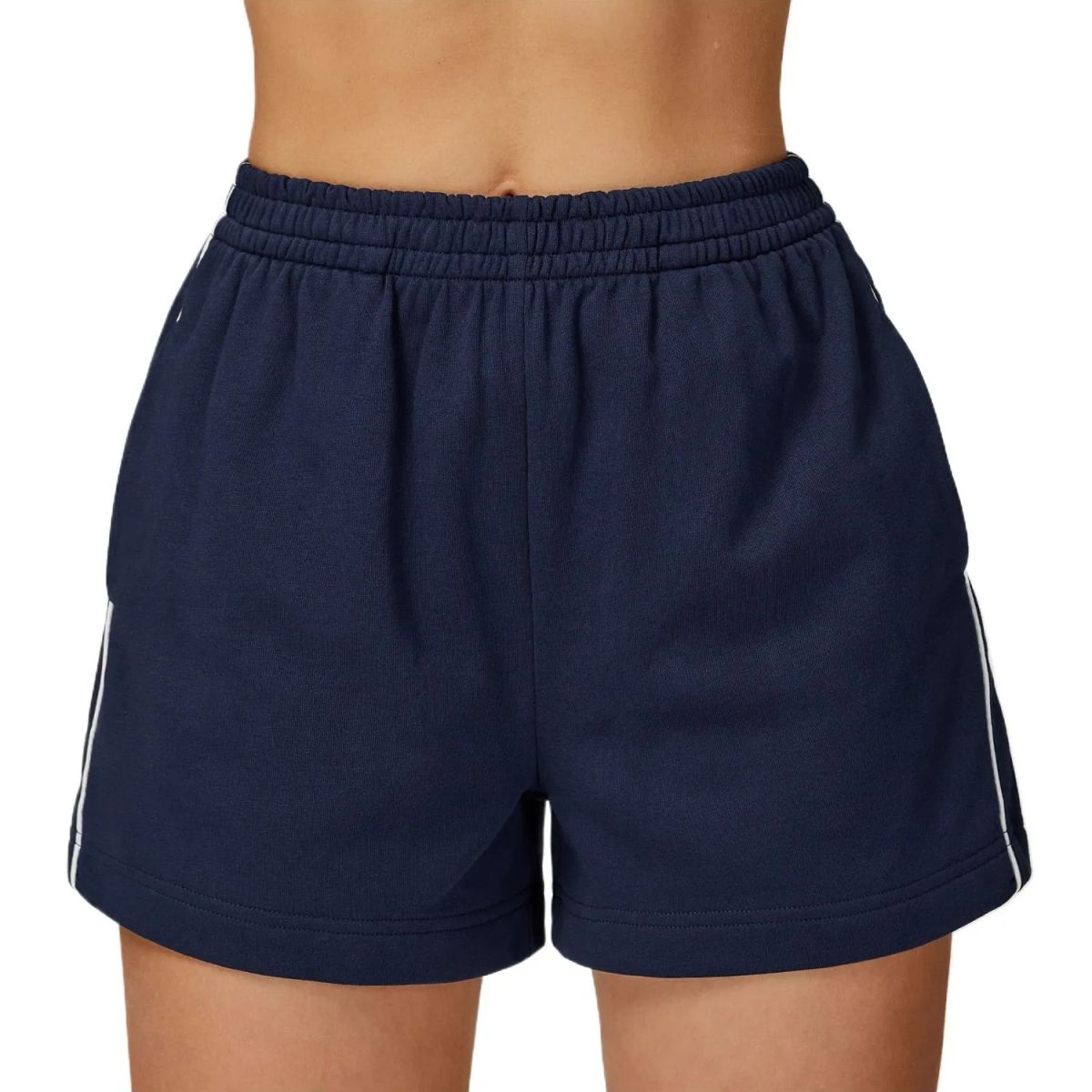 TIOZONEY - Pantalones cortos para mujer - Azul
