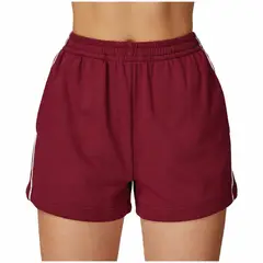 TIOZONEY - Pantalones cortos para mujer - Rojo