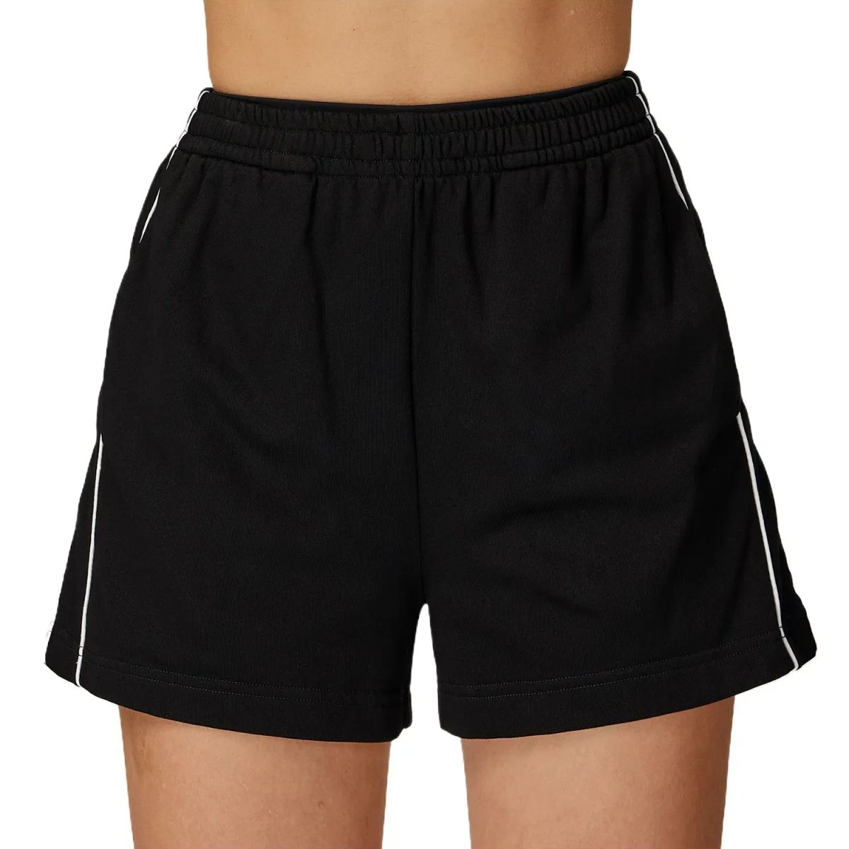 TIOZONEY - Pantalones cortos para mujer - Negro