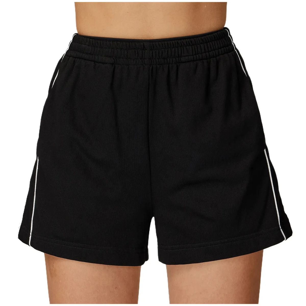 TIOZONEY - Pantalones cortos para mujer - Negro