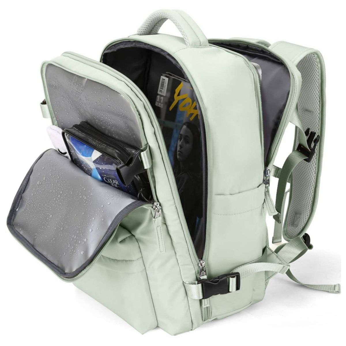 TIOZONEY - Mochila de viaje para mujeres hombros