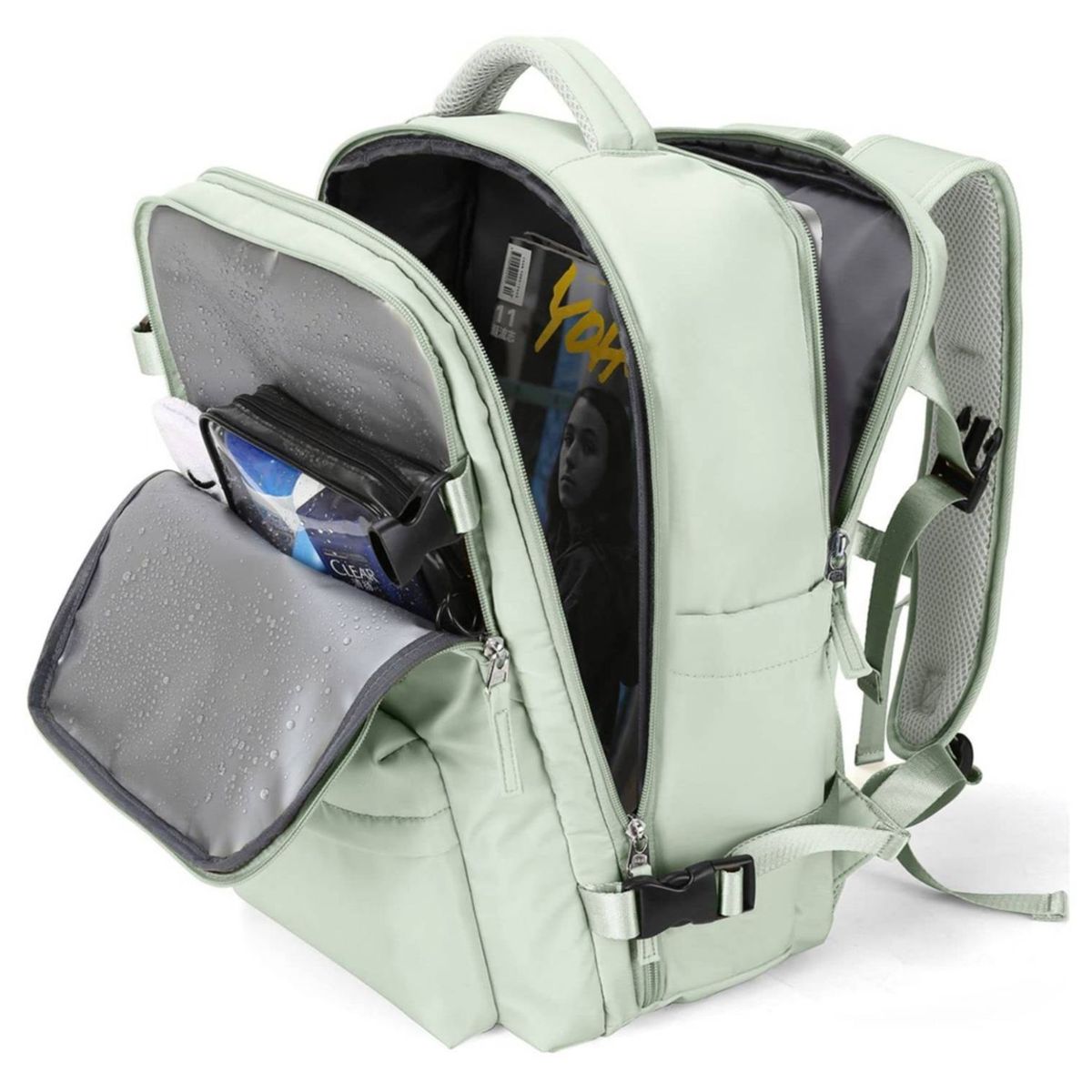 TIOZONEY - Mochila de viaje para mujeres hombros