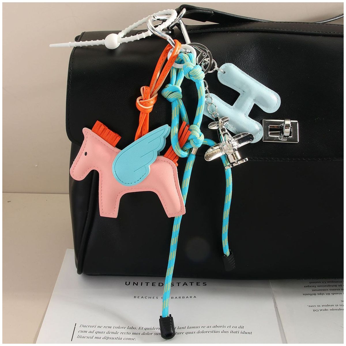 TIOZONEY - Colgante de bolsa de nudo colgante de billetera de mujer colgante