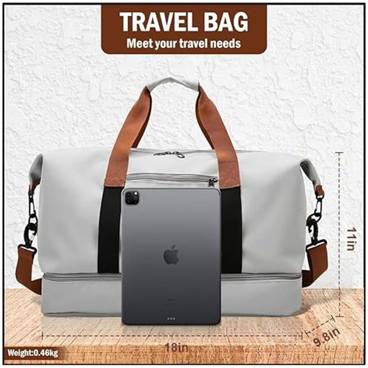 TIOZONEY - Bolsa de viaje de gran capacidad