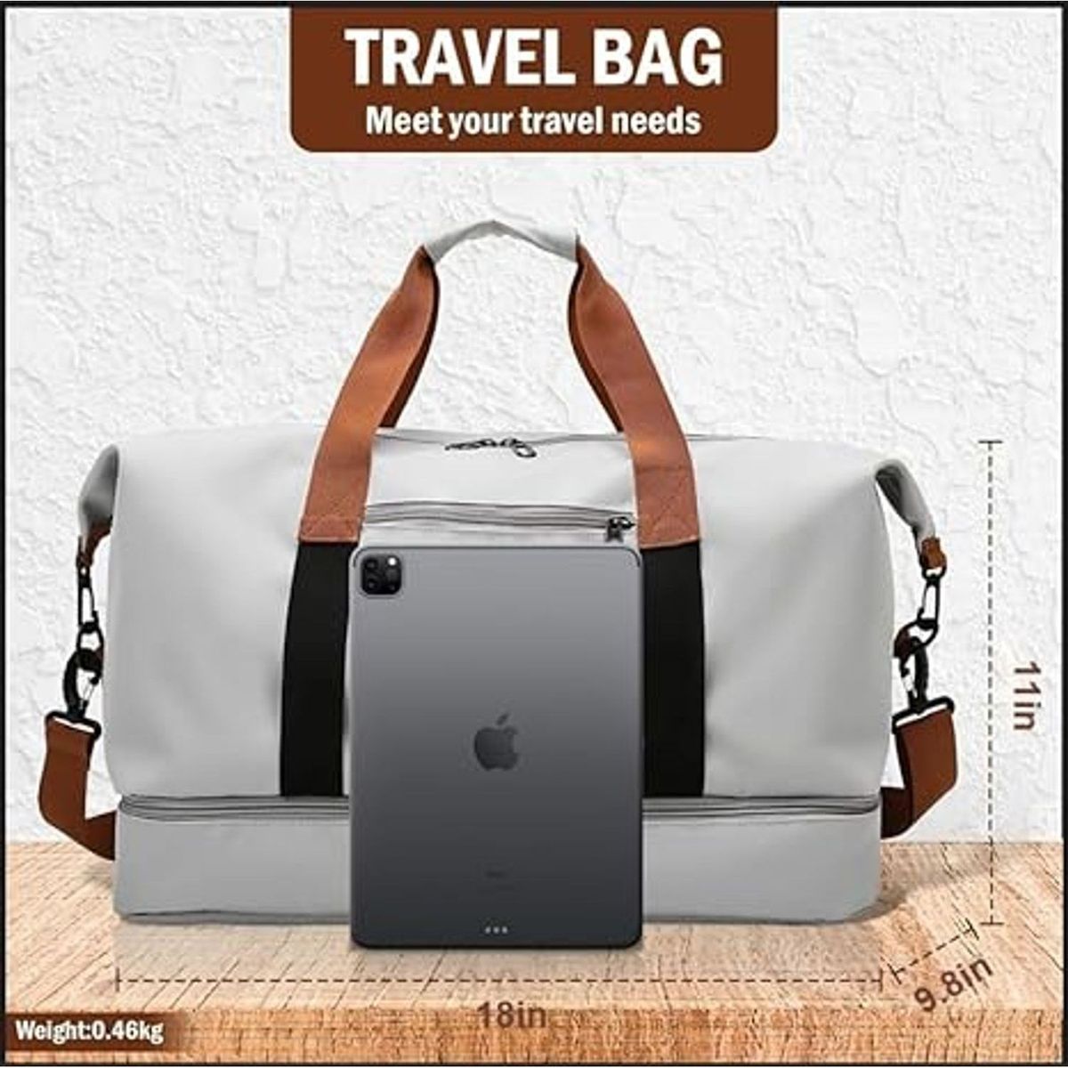TIOZONEY - Bolsa de viaje de gran capacidad