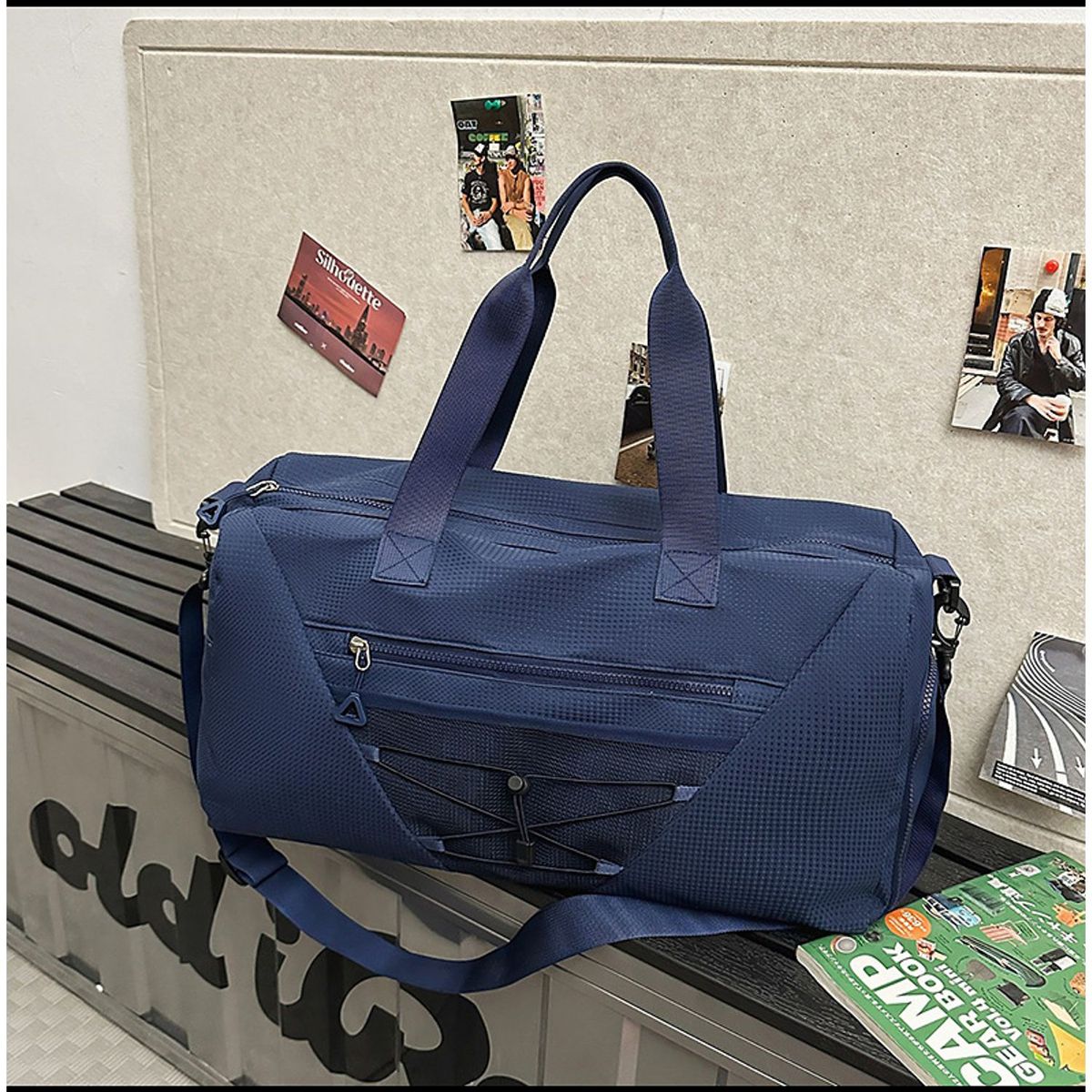 TIOZONEY - Bolsa Gran Capacidad Para Viajes Hombres Y Mujeres, Deportes - Azul