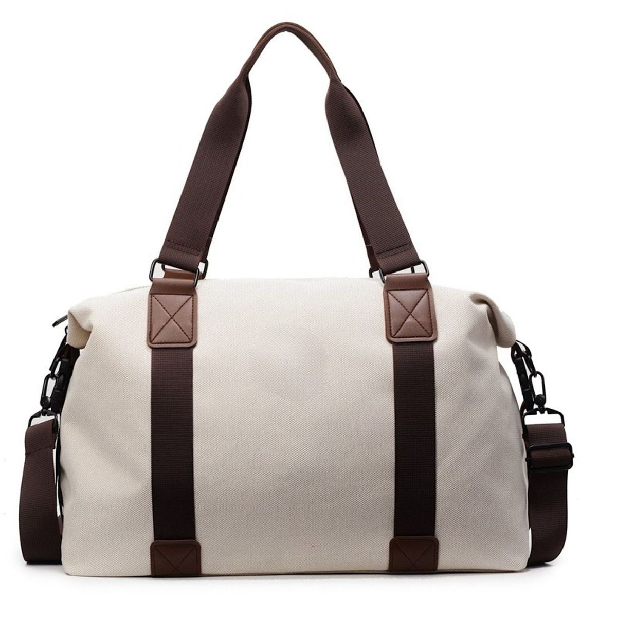 TIOZONEY - Bolsa Gran Capacidad Para Viajes Hombres Y Mujeres, Deportes - Blanco