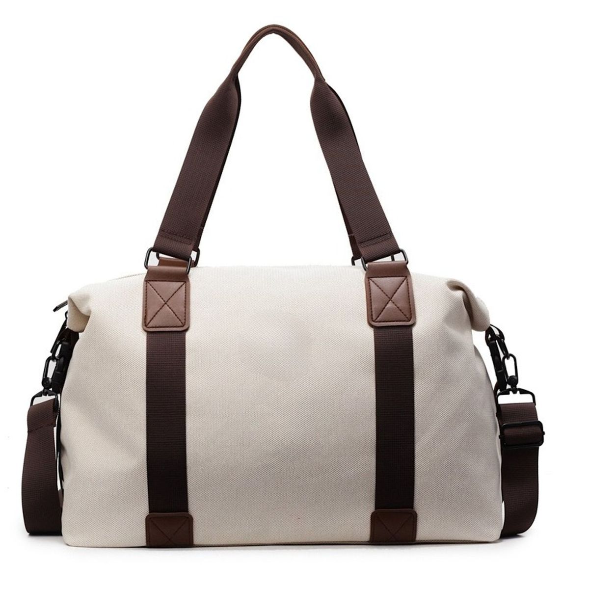 TIOZONEY - Bolsa Gran Capacidad Para Viajes Hombres Y Mujeres, Deportes - Blanco
