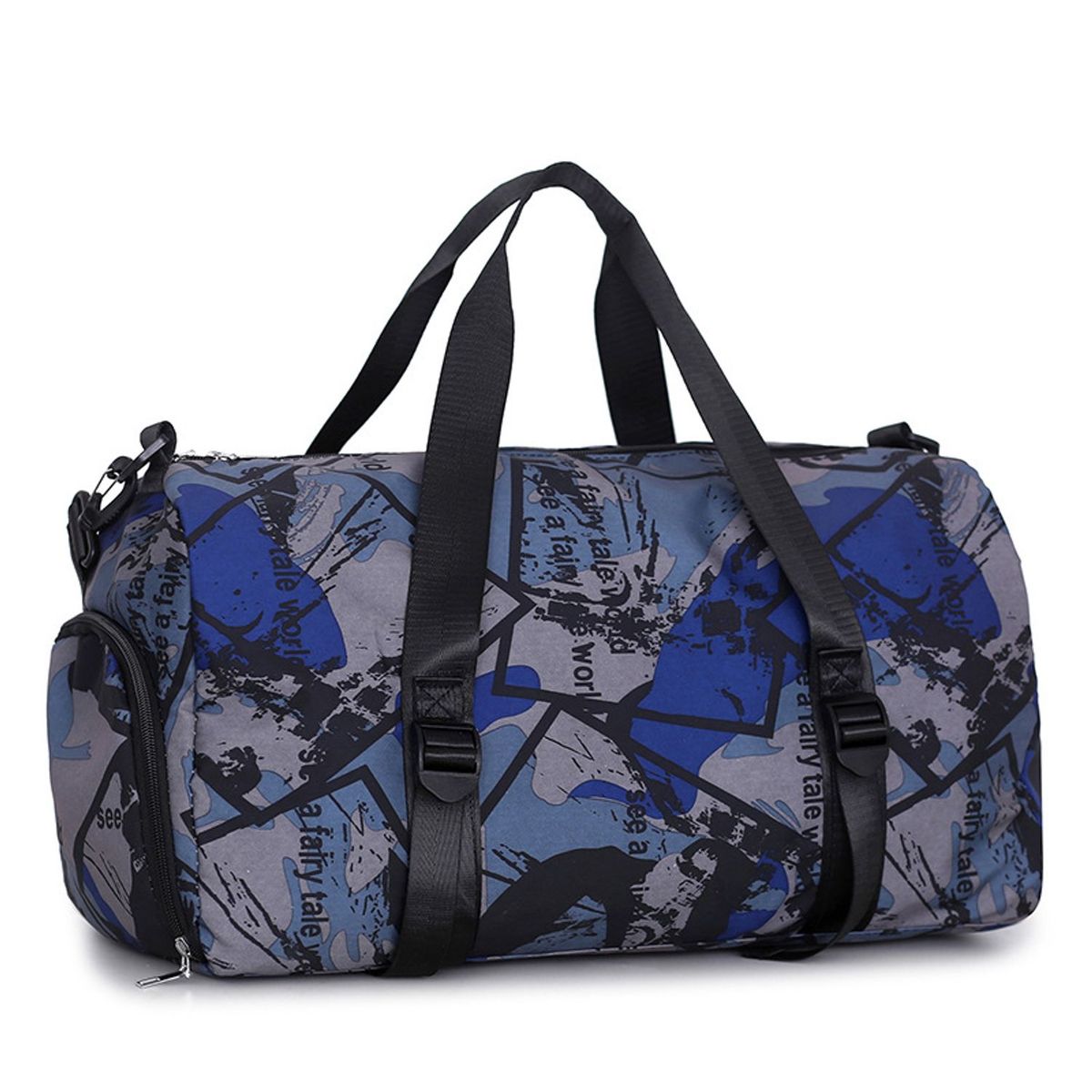 TIOZONEY - Bolsa Gran Capacidad Para Viajes Hombres Y Mujeres, Deportes - Azul