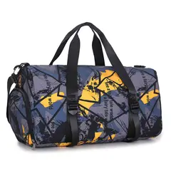 TIOZONEY - Bolsa Gran Capacidad Para Viajes Hombres Y Mujeres, Deportes - Amarillo
