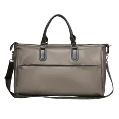 TIOZONEY - Bolsa Gran Capacidad Para Viajes Hombres Y Mujeres, Deportes - Gris