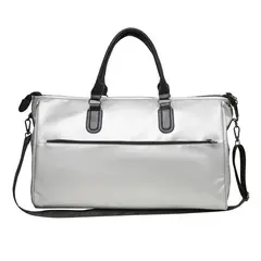 TIOZONEY - Bolsa Gran Capacidad Para Viajes Hombres Y Mujeres, Deportes - Blanco