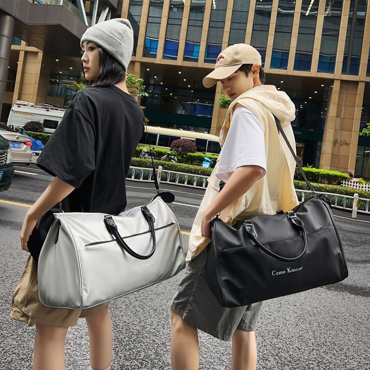 TIOZONEY - Bolsa Gran Capacidad Para Viajes Hombres Y Mujeres, Deportes - Azul
