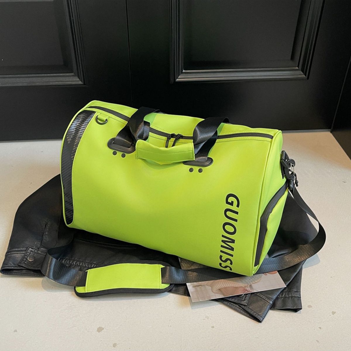TIOZONEY - Bolsa Gran Capacidad Para Viajes Hombres Y Mujeres, Deportes - Verde