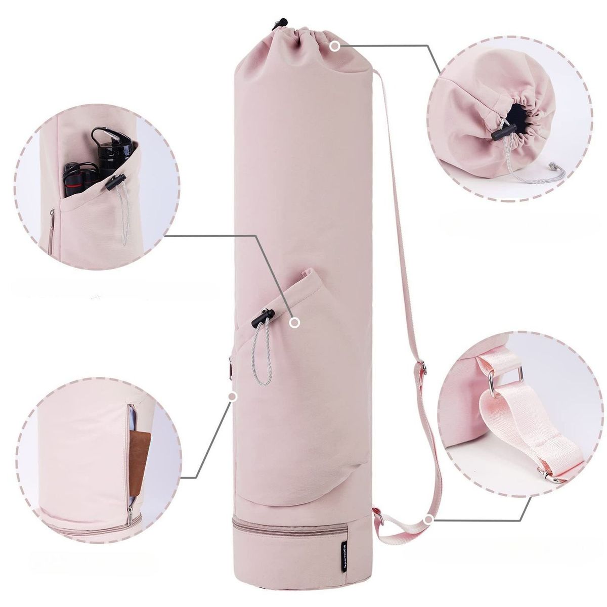 TIOZONEY - Bolsa Gran Capacidad Para Viajes Hombres Y Mujeres, Deportes - Blanco