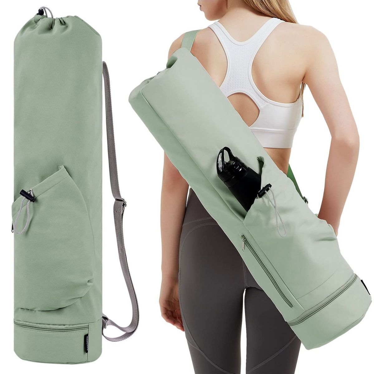 TIOZONEY - Bolsa Gran Capacidad Para Viajes Hombres Y Mujeres, Deportes - Verde