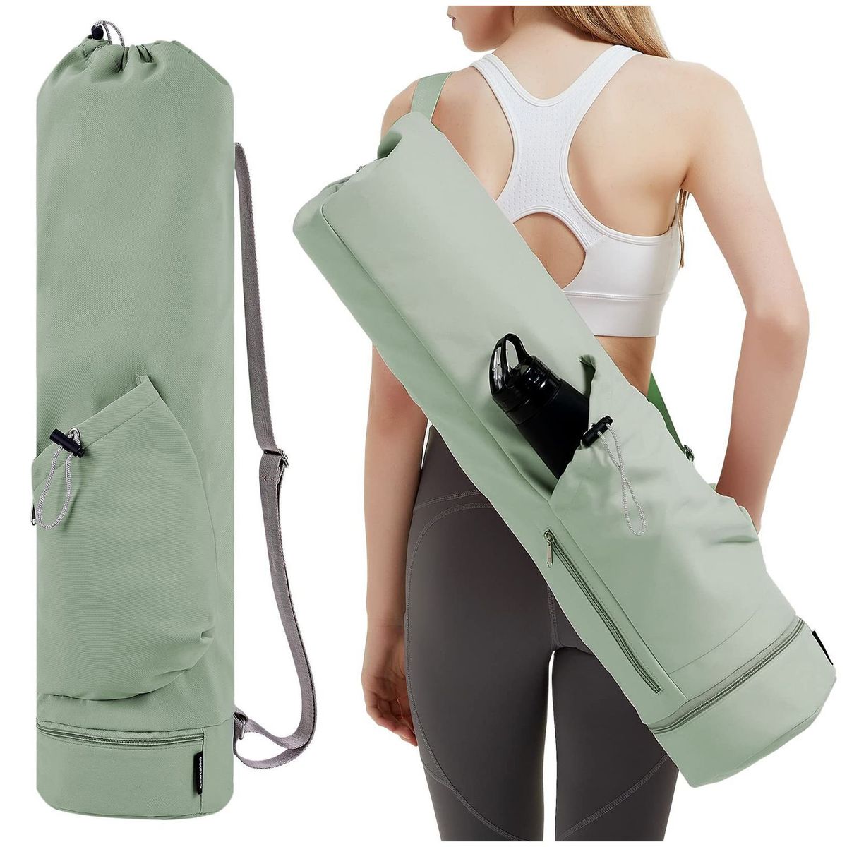 TIOZONEY - Bolsa Gran Capacidad Para Viajes Hombres Y Mujeres, Deportes - Verde