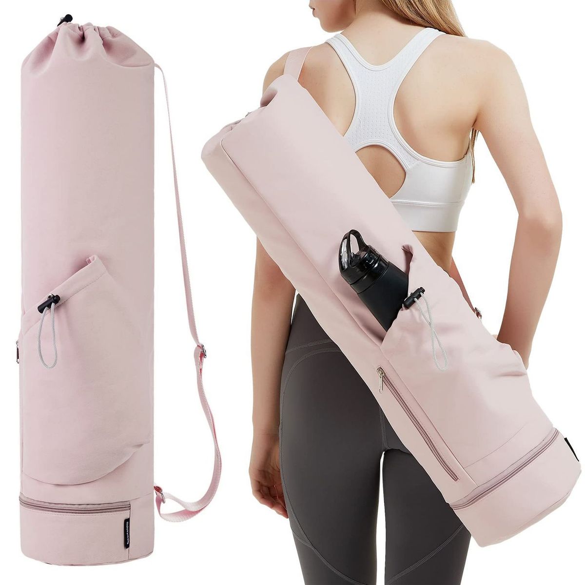TIOZONEY - Bolsa Gran Capacidad Para Viajes Hombres Y Mujeres, Deportes - Rosado