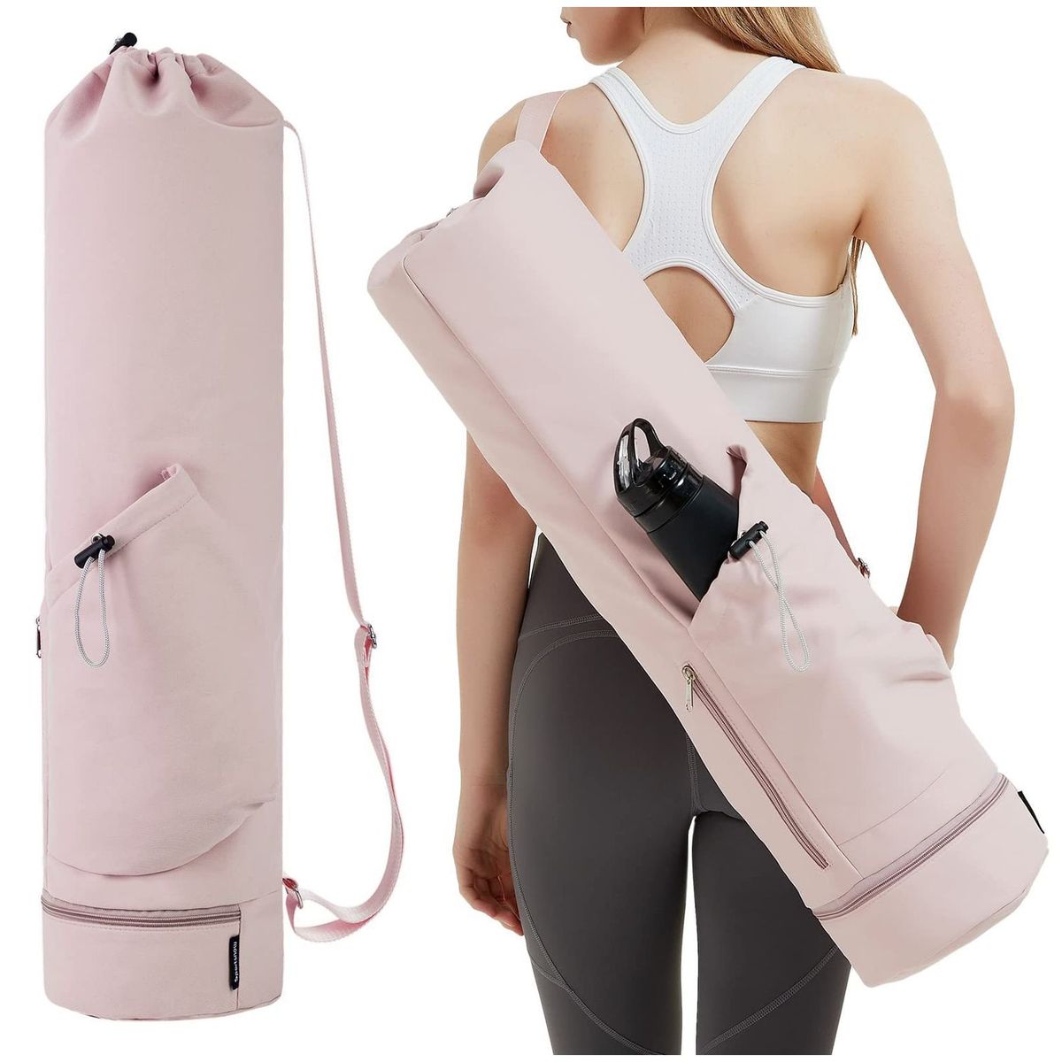 TIOZONEY - Bolsa Gran Capacidad Para Viajes Hombres Y Mujeres, Deportes - Rosado