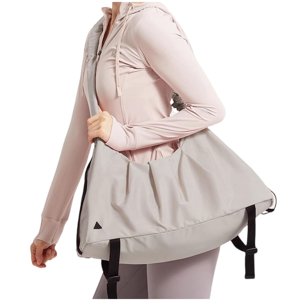 TIOZONEY - Bolsa Gran Capacidad Para Viajes Hombres Y Mujeres, Deportes - Gris