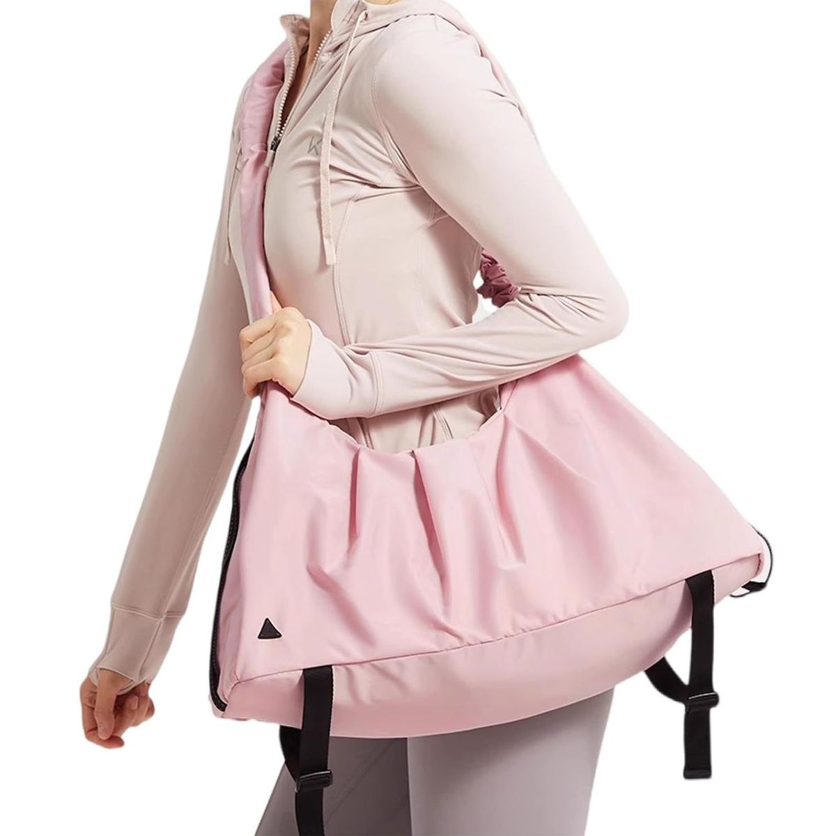 TIOZONEY - Bolsa Gran Capacidad Para Viajes Hombres Y Mujeres, Deportes - Rosado