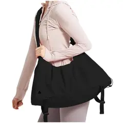 TIOZONEY - Bolsa Gran Capacidad Para Viajes Hombres Y Mujeres, Deportes - Negro